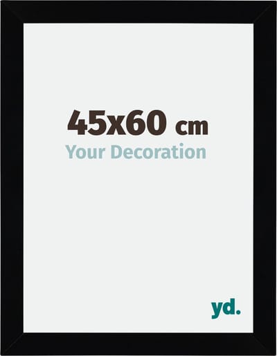 Your Decoration - Fotolijst 45x60 cm - MDF - Zwart Hoogglans - Mura