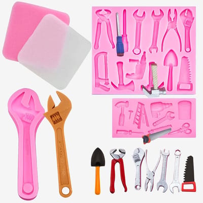 Allecto - Suiker Chocolade Fondant Mallen - 3D Cake Decoratie Mallen - Siliconen Gereedschap - Geschikt voor Taarten - Voor Cupcakes en Snoep