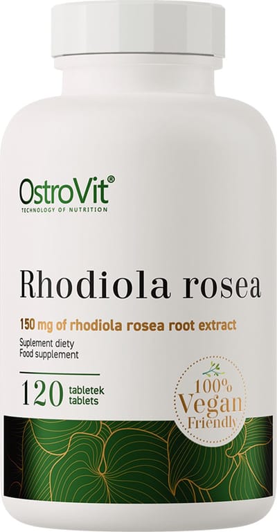 Rhodiola Rosea - Rhodiola Rosea extract - Supplements - salidrosides - Laboratorium getest kwaliteit! - VEGE 120 tablets - OstroVit