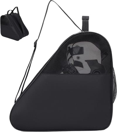 Schaats Tas - Sportrugzak - Reizen en sport - Driehoekige vorm - 40 x 39 x 2 cm