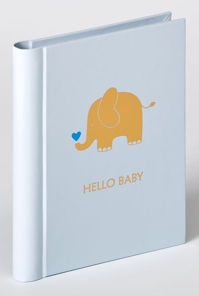 Walther MA-148-L Baby Animal - Mini insteekalbum - Formaat 13 x 16 cm - 30 foto's 11,5 x 15,5 cm - Blauw