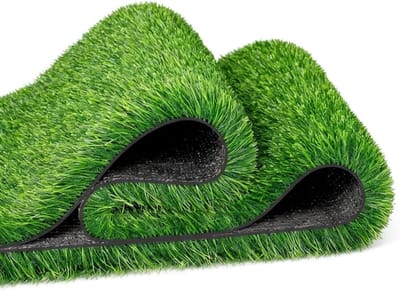 Kunstgrastapijt Buitenterras - Synthetisch Gras Balkon - Terras Decoratie - Onderhoudsvrij Groen - 100 x 1 cm - Groen