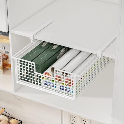 Onderkast Schuiflade - Keuken Orga - Keuken Organisatie - Ruimtebesparend Ontwerp - Compact - Wit