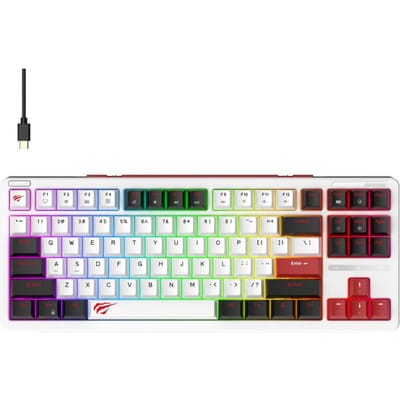 Gaming Toetsenbord Bedraad USB HAVIT KB902L, RGB, 1.8m, Multikleur