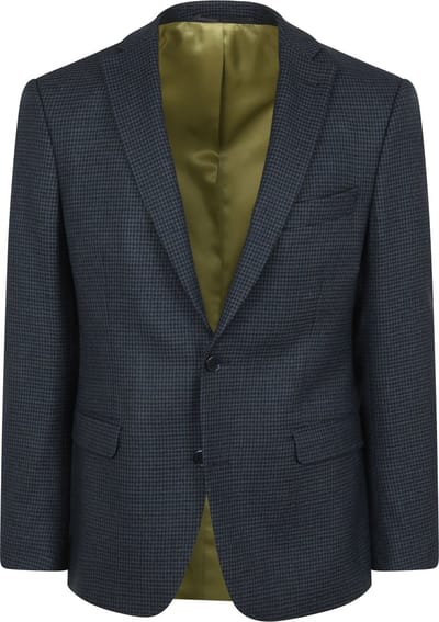 Suitable Prestige Colbert Casanova Wol Blauw - Maat 52 - Heren blazer