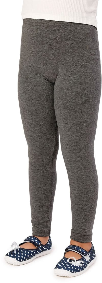 Merry Style Meisjes Leggings - Sport - Vrijetijdsbroek - Lang - Katoen – Sportbroek – Zwart – 128 - MS-MS10-225-LE-new