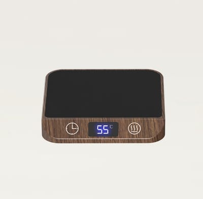 Onderzetters - Verwarmde Onderzetters - Mug Verwarmer - Elektrische Cup Warmer - Warmhoudplaat - Verwarmde Mok Onderzetter - Met 5 temperatuurstanden - Automatische uitschakeling - Geschikt voor melk - Thee en warme chocolademelk - Geschikt voor thui