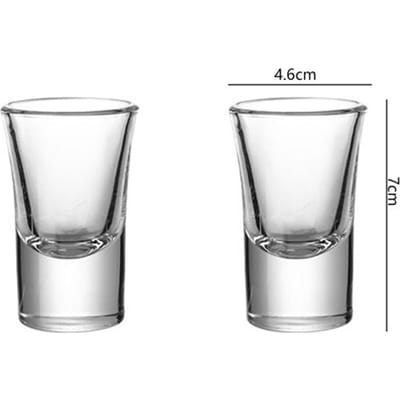 Glazen Wijn en Drank Dispenser Creatief Klein Wijnglas Feest Klassiek Baijiu Kopje Whiskey Glas High-End Karaffen Bar Accessoires 10ml-100ml white