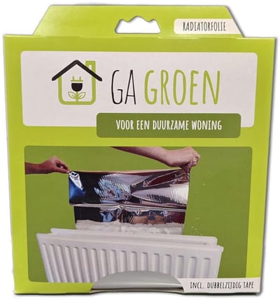 Radiatorfolie 5m x 50cm - Isolatiefolie voor radiatoren met tape