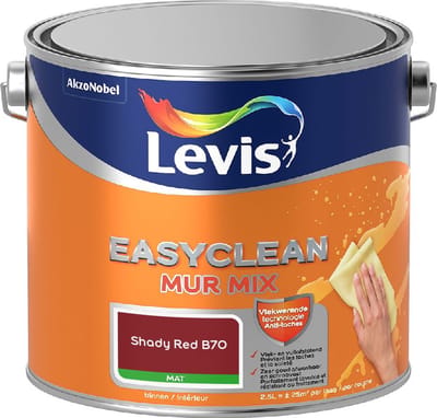 Levis - Easyclean Mur Mat Mix - Shady Red B70 - Mengverf - 2,5 L