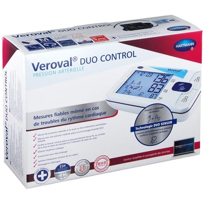 Veroval Duo Control Bovenarmbloeddrukmeter - dé bovenarmbloeddrukmeter - Meet ook correct bij hartritmestoornissen - manchet M (22 - 32 cm)