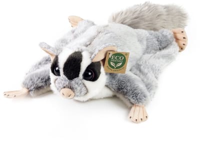 Rappa Eco Friendly Serie - Vliegende Eekhoorn Knuffel - 30 cm - Zacht Pluche - Milieuvriendelijk