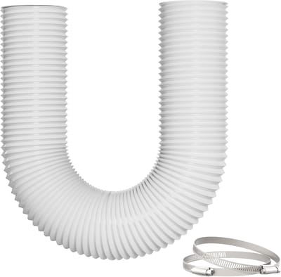 100mm Afzuigslang, 5m 5-Laags Flexibele PVC Aluminium Buis Ventilatieslang Geluidsdempende Alu Flex Slang Afzuigbuis voor Mobiele Airconditioners, Droger, Afzuigventilator, Afzuigkappen