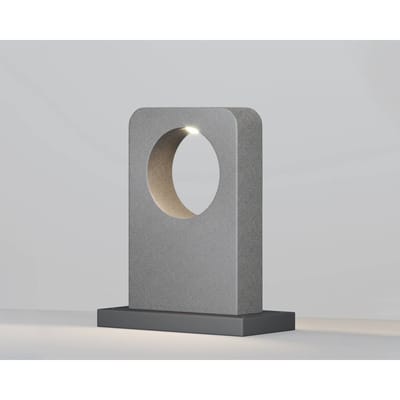 Maytoni LED tuinpadverlichting BETONE, hoogte 49 cm, grijs, cementlook, IP65