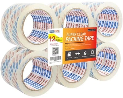 Afplakband en Schildertape - 72mm x 55m - 3 Rollen
