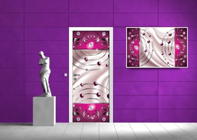 Pink Diamond Abstract Modern Photo Wallcovering