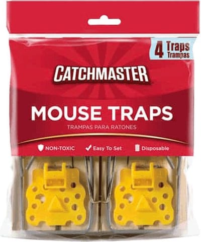 Catchmaster Houten muizenval 4 stuks