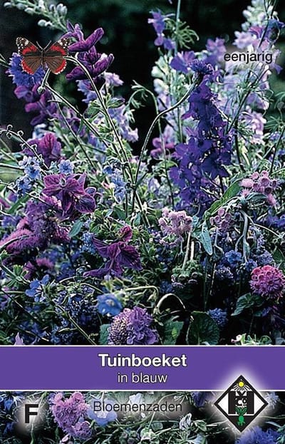 2 stuks Tuinboeket in Blauw