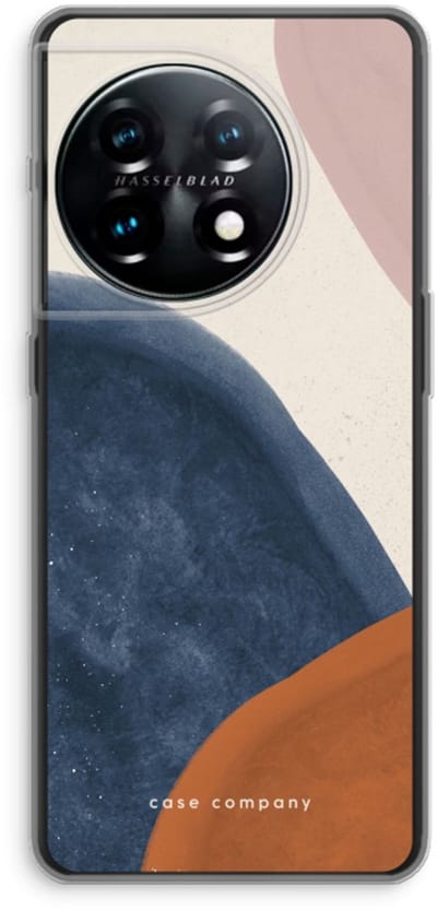 Case Company® - Hoesje geschikt voor OnePlus 11 hoesje - Geo #1 - Soft Cover Telefoonhoesje - Bescherming aan alle Kanten en Schermrand