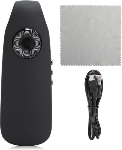 Mini Body Camera - Draagbare Recorder - Veiligheid Vastleggen - HD 1080p Opname - 1x1x1 cm - Zwart