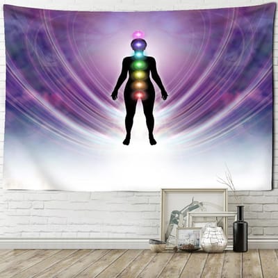 Tapisserie murale de méditation de Bouddha indien 2021 Art de sorcellerie Décoration de chambre hippie bohème pour la maison 95x70cm gray
