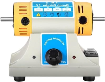 Tafelpolijstmachine, kleine desktop polijstmachine for het snijden en polijsten van jade, geschikt for houtbewerking en het slijpen van sieraden.