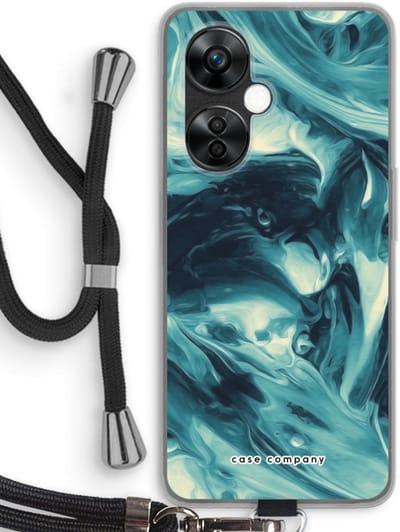 Case Company® - Hoesje met koord geschikt voor OnePlus Nord CE 3 Lite hoesje met Koord - Dreaming About Whales - Telefoonhoesje met Zwart Koord - Bescherming aan alle Kanten en Over de Schermrand