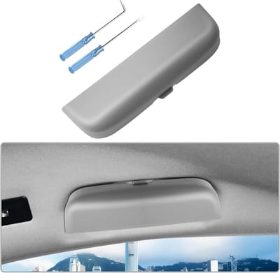 Brillenh Wezent - Auto Opberger - Veilig Opbergen - Zachte Voering - 22.8 cm - Grijs