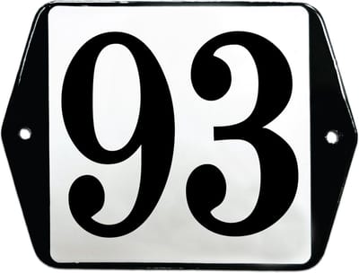Emaille huisummer model oor - 93