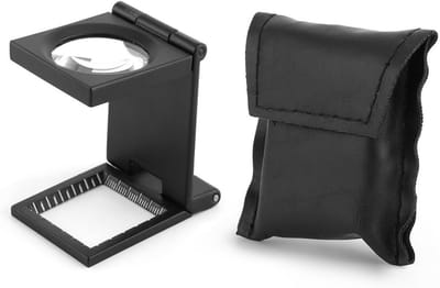 Mini Opvouwbare Vergrootglas met Drievoudige Vergroting voor Sieraden en Optische Toepassingen