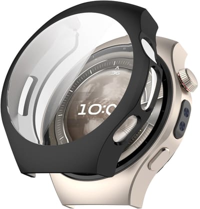 By Qubix - TPU case - Zwart - geschikt voor Huawei Watch 5 - 42mm