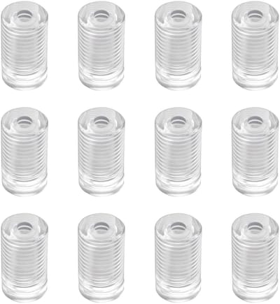 Dailygoods- Standoff 12 Stuks - Acryl Montage Hardware - Transparant - Lichtgewicht - Duurzaam - Eenvoudige Installatie - Wandbevestiging