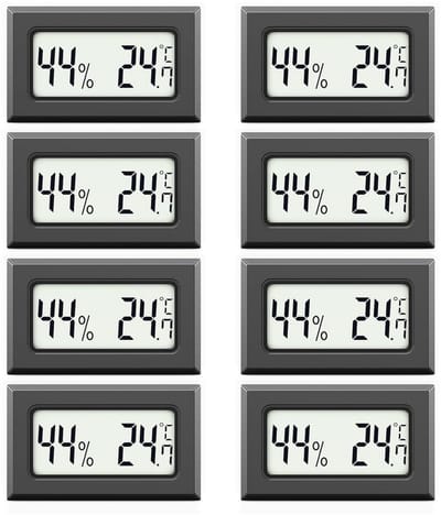 Mini Hygrometer en Thermometer - 2-in-1 Digitale Meter voor Binnengebruik - Nauwkeurige en Betrouwbare Meettechnologie