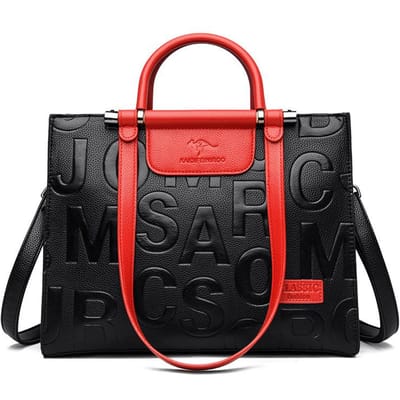 Herfst- en Winter Dames Tassen  Grote Capaciteit Crossbody Tassen  Nieuwe Populaire Tassen  Letters  Eénschouder Draagbaar Mode red