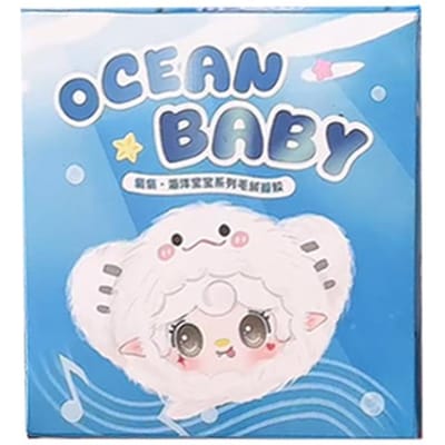 Schattige Yooki V6 Ocean Baby Serie Vinyl Pluche Blind Box Tas Hanger Pop Decoratie Sleutelhanger Verzamel Speelgoed Mysteriedoos Verjaardagscadeau