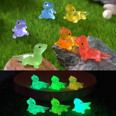 Haute Qualité 10/20 Pièces Taille Compacte Haute Qualité Lézards Haute Qualité Lumineux Haute Qualité À Haute Qualité Sombre Haute Qualité Vivarium Auto-assemblage green