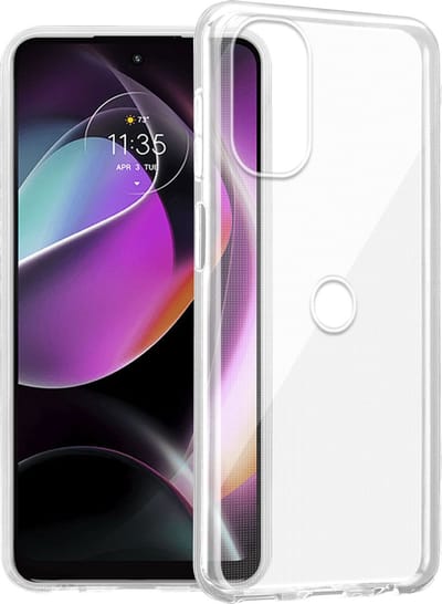Cadorabo Hoesje geschikt voor Motorola MOTO G 5G 2022 in VOLLEDIG TRANSPARANT - Beschermhoes gemaakt van flexibel TPU Silicone Case Cover