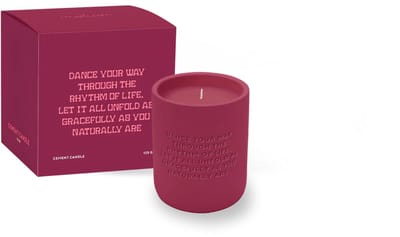 The Gift Label Cemented Candle 170gr - STUDIO - Dance Your Way Geurkaars