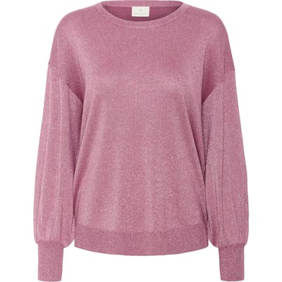 Kaffe Trui Karegina O Neck Knit 10507977 181709 Tulipwood Dames Maat - L