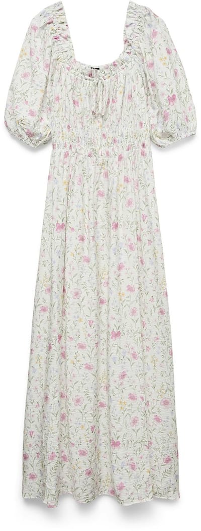 Vero Moda Gesmokte jurk VMJULIETTE Lange jurk