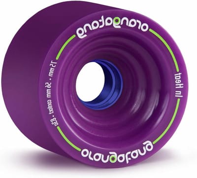 Longboard Wielen - Skateboard Wielen Compleet - Cruisen Pompen Downhill - Rechte Lip Super Grip - 75 mm 83a - Paars