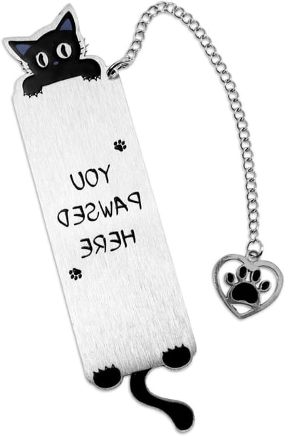 Leuke en grappige metalen boekenlegger voor kattenliefhebbers - Perfecte cadeau-ideeën voor boekenwurmen en kattenfans