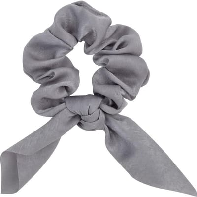 Nieuwe Chiffon Strik Elastische Haarbanden Voor Vrouwen Meisjes Effen Kleur Scrunchies Haarband Haarelastiekjes Paardenstaarthouder Haaraccessoire