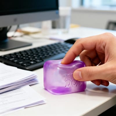 Maltose Stressbal Stressverlichtend Speelgoed Knijp Muziek Stressverlichtend Gereedschap Langzaam Terugstuitend Speelgoed saffier
