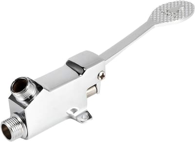 Voetpedaal Kraan - Handsfree Bediening - Hygiënisch Water - Automatische Waterstop - G1/2 Schroefdraad - Messing