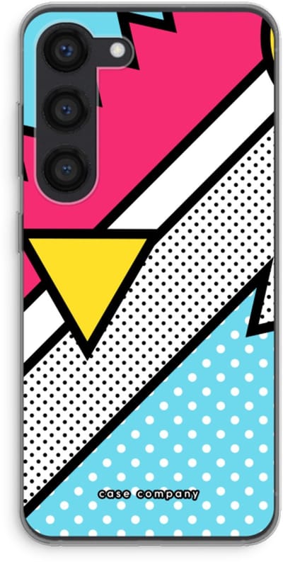 Hoesje geschikt voor Samsung Galaxy S23 hoesje - Pop Art #3 - Soft Cover Telefoonhoesje - Bescherming aan alle Kanten en Schermrand
