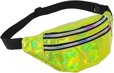 Waterdichte Heuptas voor Dames met Verstelbare Riem en Ritsvakken - 90s Accessoire voor Festivals, Feesten en Dagelijks Gebruik