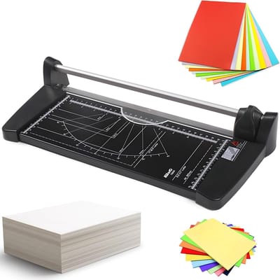 Papiersnijder - Papier Snijmachine - Precisie Snijden - Duurzame Stalen Basis - A4 A3 A2 - Zilver