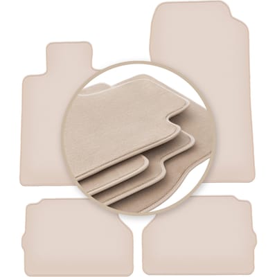 PREMIUM beige matten voor: Mercedes C140 / W140 coupé 1992-1999