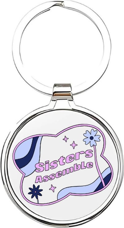 Akyol - Sister Sleutelhanger - zus - De liefste zus - Zus sleutelhanger - Zussen sleutelhanger - Sleutelhanger zus - Familie sleutelhanger - verjaardagscadeautje - Zus cadeau - Sister - zusje - 4 x 7,5 CM